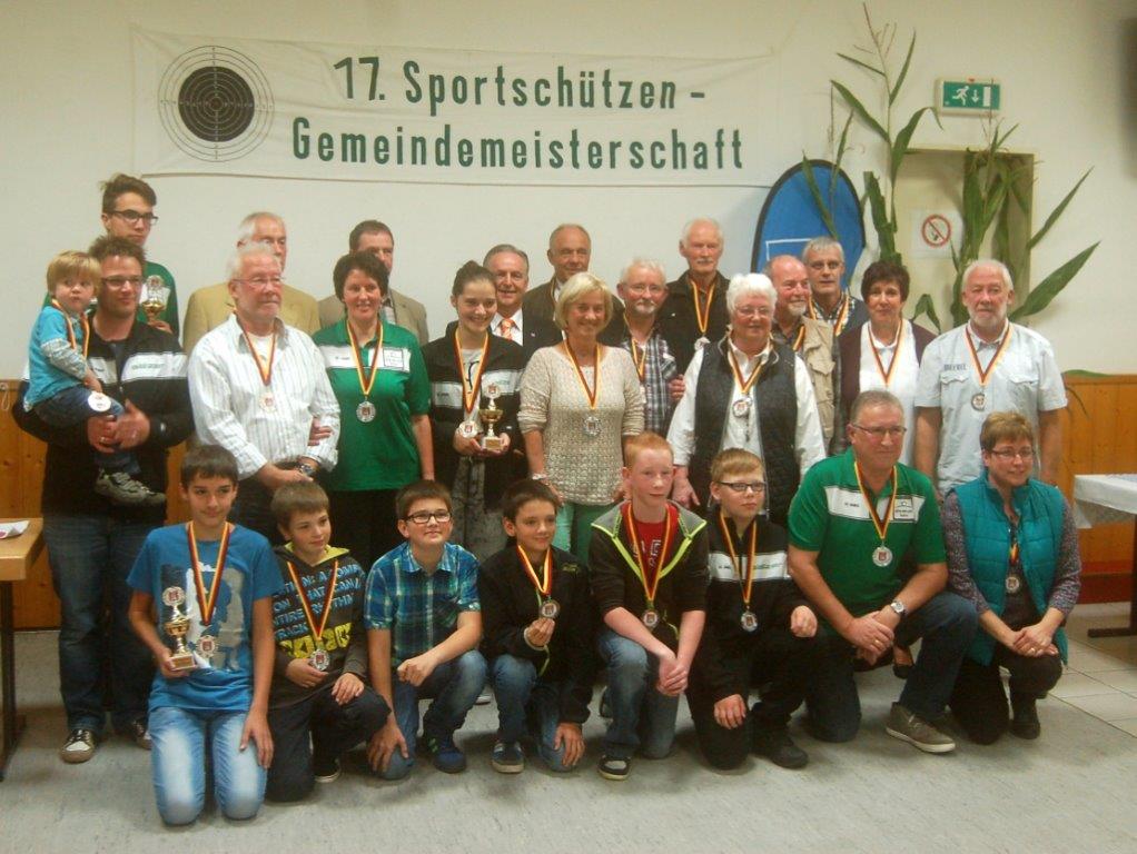 Gemeindemeisterschaften der Sportschützen in Altenhof 2014
